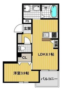 MAISON PRIMERO【1階】の間取り