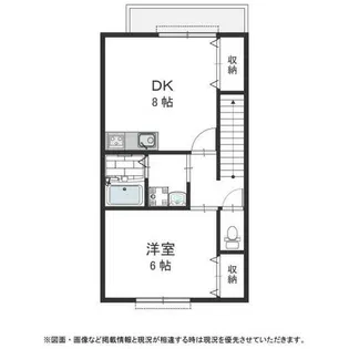 メゾンニュー池島II A【2階】の間取り