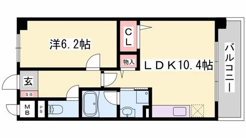 コージーコート【2階】の間取り