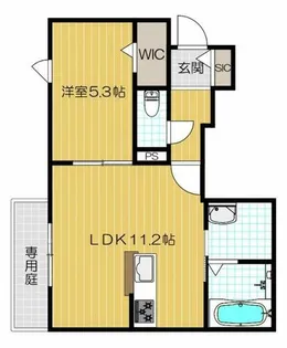 Prendre Takeharu【1階】の間取り