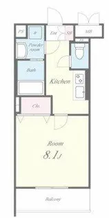 ブルースカイ【3階】の間取り