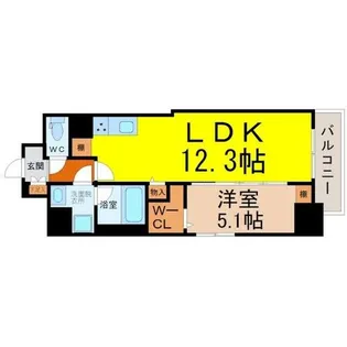 SOU大須(ソウ大須)【4階】の間取り