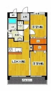 アクシオ足立【3階】の間取り
