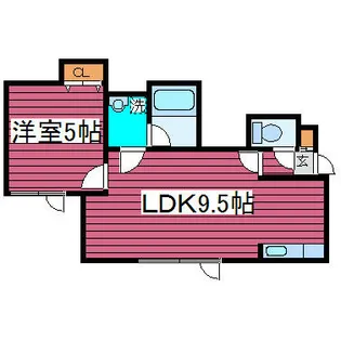パシフィック・オーシャン【2階】の間取り