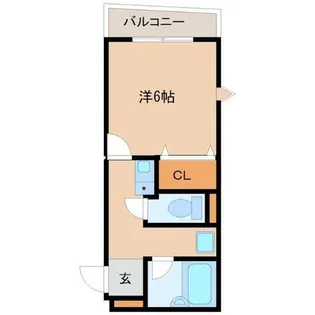 ハイツアルペンアイガー【2階】の間取り