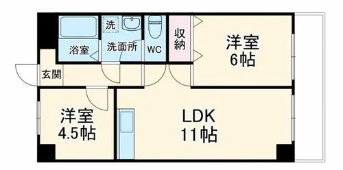 ポポロタカヒロ【5階】の間取り