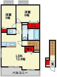 ラフィーネ【2階】の間取り