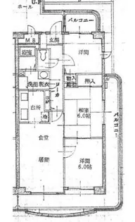 グラースガーデン今宿【2階】の間取り