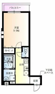 フジパレス今川駅東Ⅰ番館【2階】の間取り