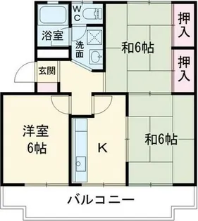 棚尾マンション【103号室】の間取り