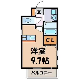 プレサンス新栄デコール【7階】の間取り