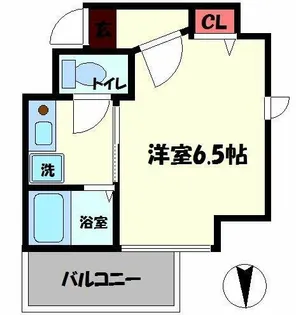 プレサンス難波WEST【7階】の間取り