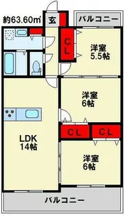 ERURISUTON KATO【5階】の間取り