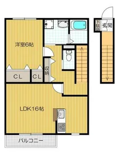 ヴェヌスタ郡津【2階】の間取り