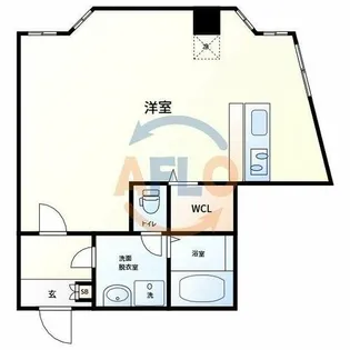 桜川市松ビル【7階】の間取り