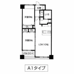 パレ朱雀門【207号室】の間取り