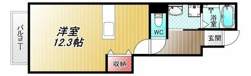 ヴィラアクティブエフⅢ【1階】の間取り