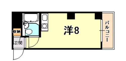 ダイドーメゾン御影6【1階】の間取り