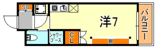 グランドール御影【3階】の間取り