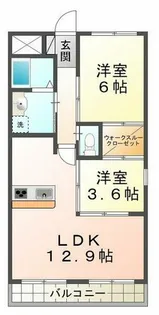 リバレイン【3階】の間取り