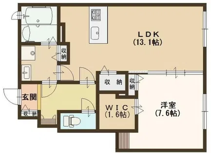 ファミール中 I【1階】の間取り