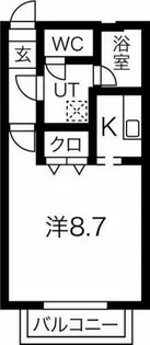 エクレシア有楽【1階】の間取り