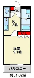 カサ・エルピス【1階】の間取り