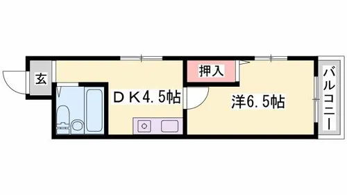 WITH ROSE元町【5階】の間取り