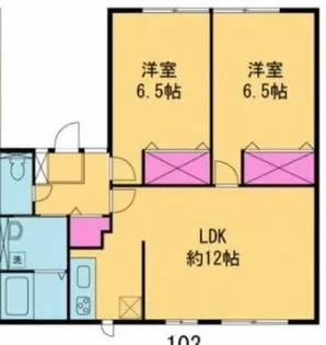 大阪府藤井寺市小山9丁目【アパート】の間取り