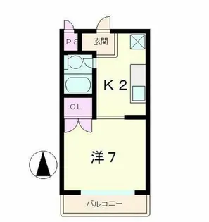 エランビタール【1階】の間取り