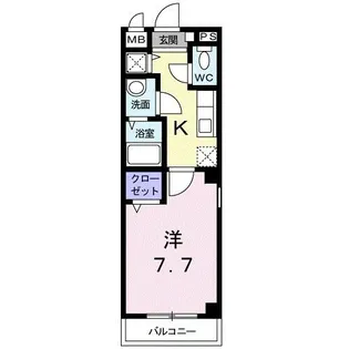 ハイビレッジ六甲【3階】の間取り