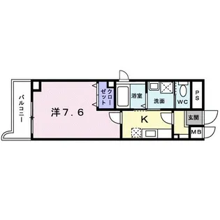 クライン ハウス【5階】の間取り