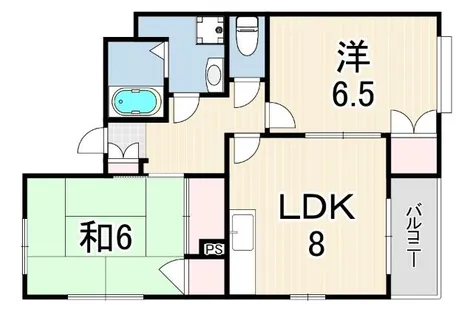 メルベーユ本山【2階】の間取り
