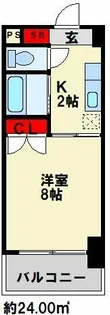 松井ビル【302号室】の間取り