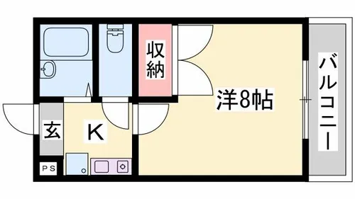 ドリーム三条【2階】の間取り