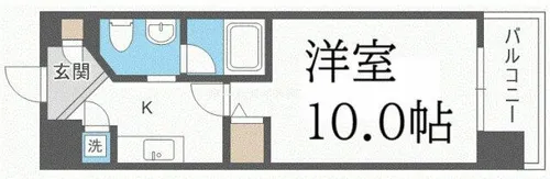 アーデン江戸堀【8階】の間取り