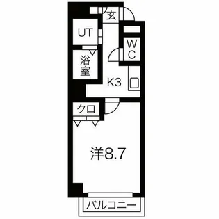 Manoir高城【5階】の間取り