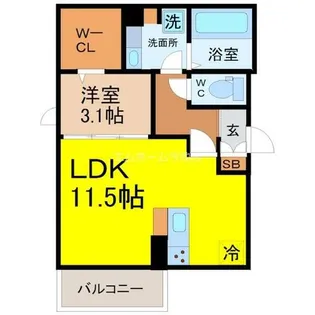 エスペランサ千種【2階】の間取り
