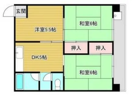 リノGrandBelle姫路【4階】の間取り