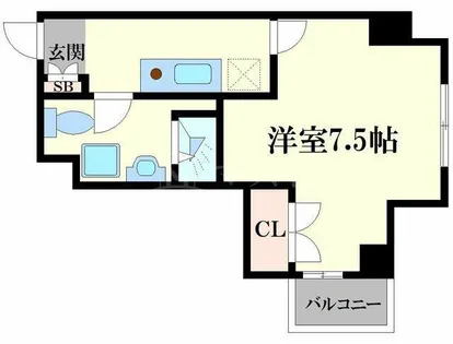 HR・FRONT・REGALドームウエスト【9階】の間取り