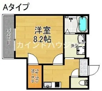フジパレス山之内Ⅴ番館【2階】の間取り