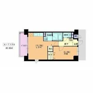 名藤ビル【4階】の間取り