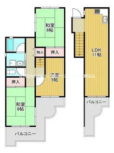 千代田第二住宅4号棟【303号室】の間取り