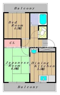 末広マンション【103号室】の間取り