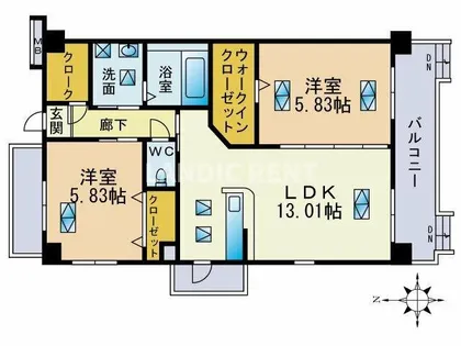 フェルメール【1階】の間取り