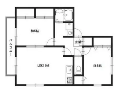ウィズコート【2階】の間取り