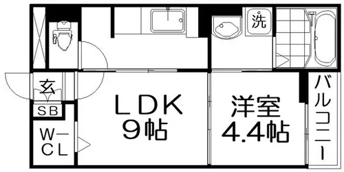 プログレNε【1階】の間取り