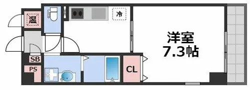 ソレアード昼ヶ丘【6階】の間取り