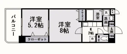 木下鉱産ビル3【7階】の間取り