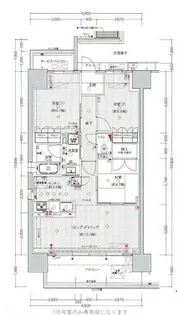 シャルマンフジスマート住之江ファミリア【2階】の間取り